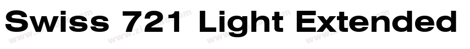 Swiss 721 Light Extended BT(1)字体转换